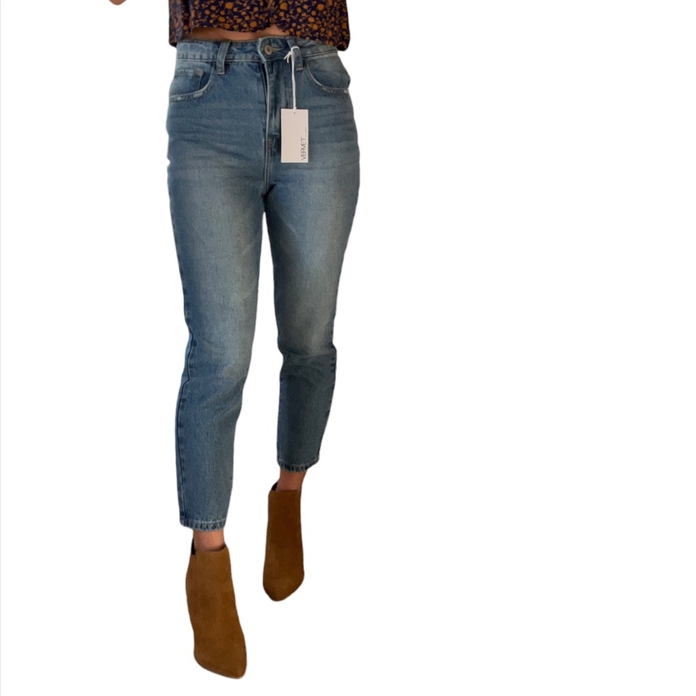 NWT Vervet Audrey high rise mom jean size 25
